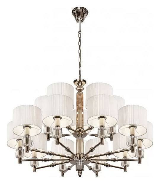 Подвесная люстра iLamp Alexa P2404-10+5 Nickel