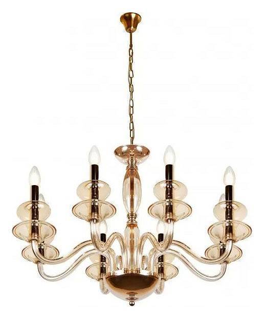 Подвесная люстра iLamp Mercury P9448-8 Gold