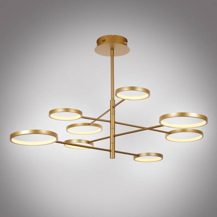 Люстра на штанге MyFar Eva 8 ламп MR1221-8CL