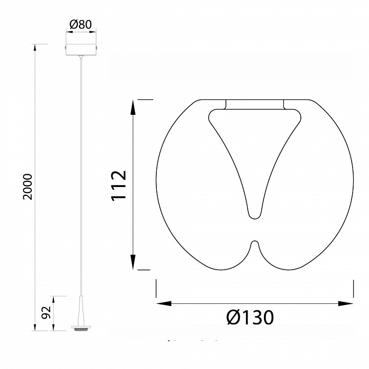 Подвесной светильник Mantra Andromeda 8931/8941