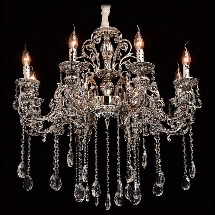 Подвесная люстра MW-Light Селена 10 8x60 Вт E14 482013708