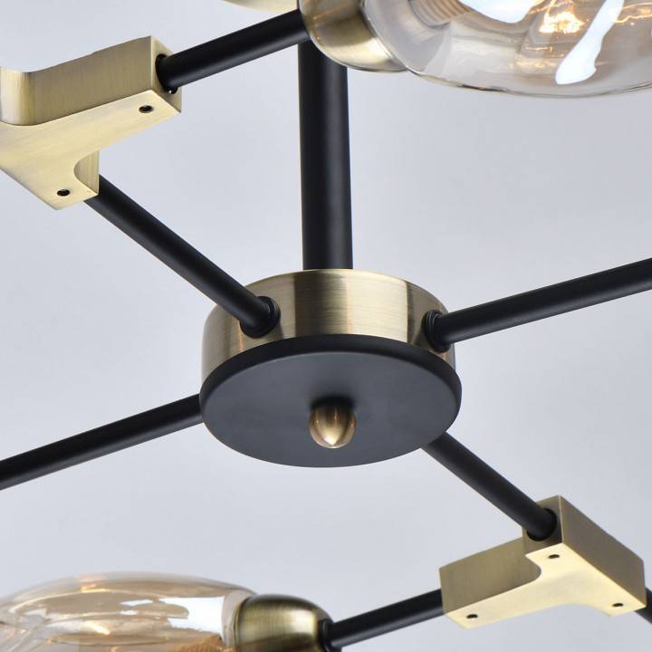 Люстра на штанге DeMarkt Гамбург 8х60Вт E27 605012208