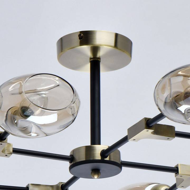 Люстра на штанге DeMarkt Гамбург 8х60Вт E27 605012208