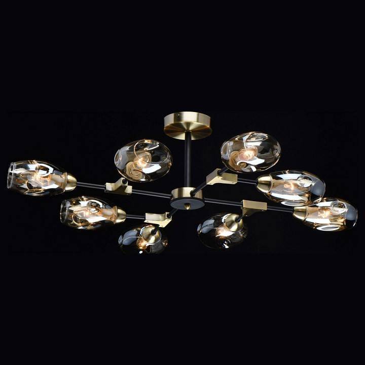 Люстра на штанге DeMarkt Гамбург 8х60Вт E27 605012208