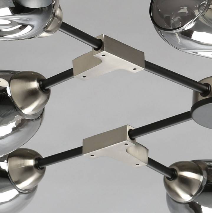 Люстра на штанге DeMarkt Гамбург 8х60Вт E27 605016508