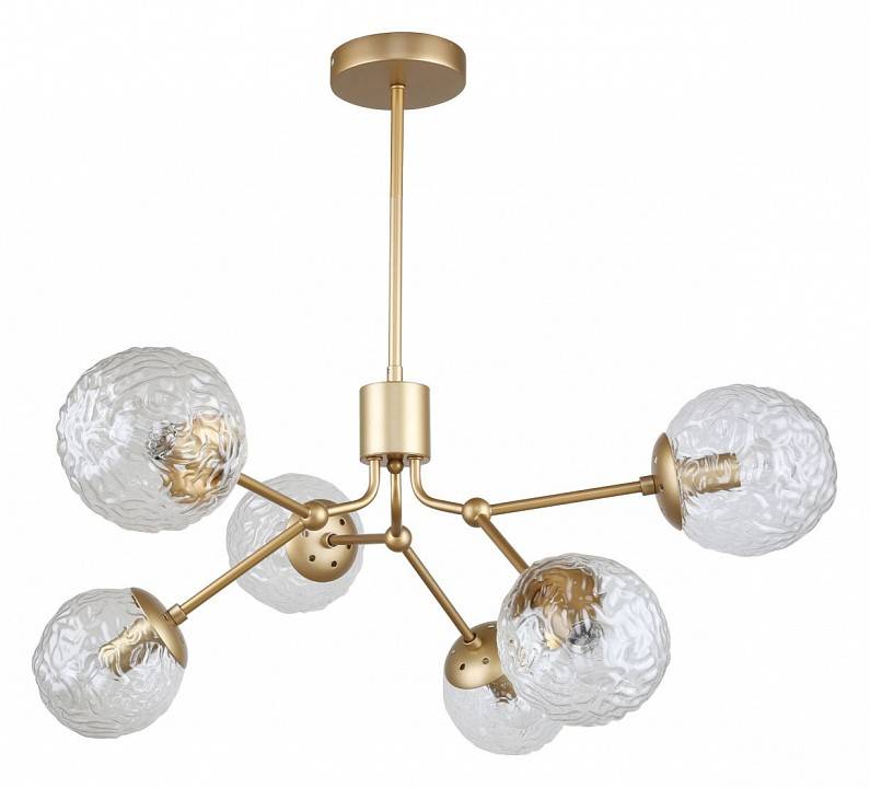 Люстра на штанге DeMarkt Гамбург 6х60Вт E27 605018106