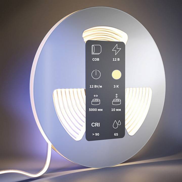 Лента светодиодная Maytoni 24V 19.2 Вт/м 3000K IP65 5 м 201078