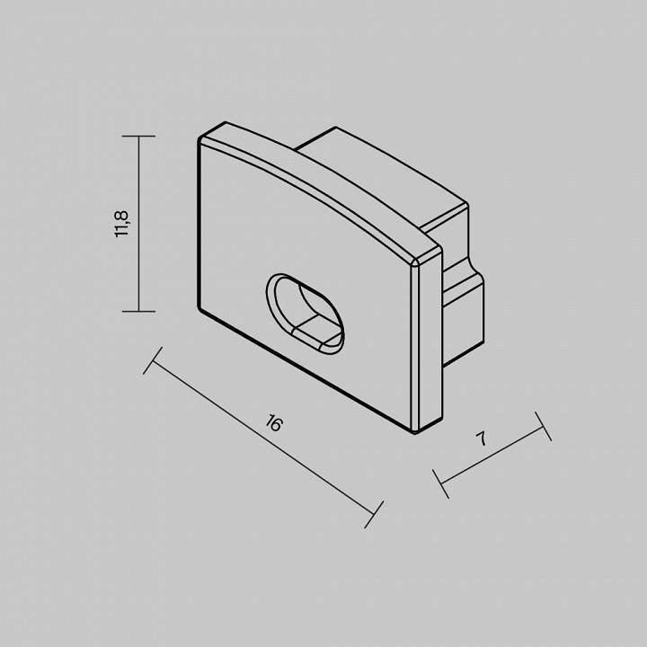 Набор заглушек для профиля Maytoni 642007