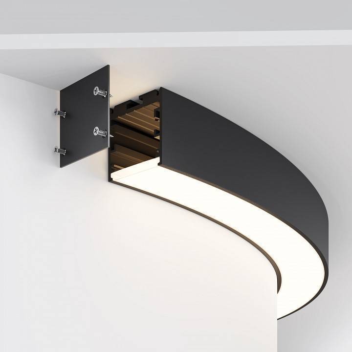 Профиль накладной Maytoni Led strip 90° 0.8 м ALM-3535R-B-D-90°-0.8M