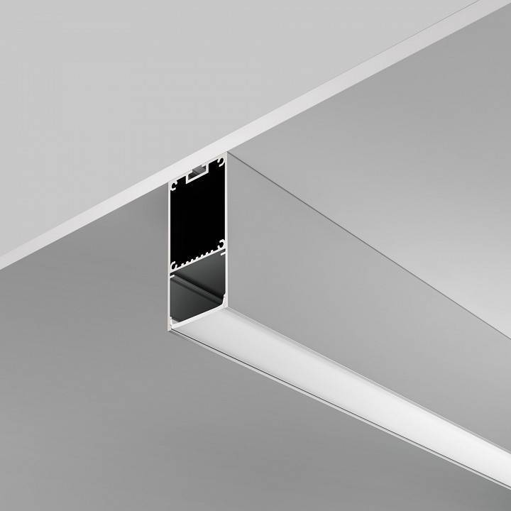 Профиль алюминиевый накладной Maytoni 2 м серебристый ALM-3566-S-2M