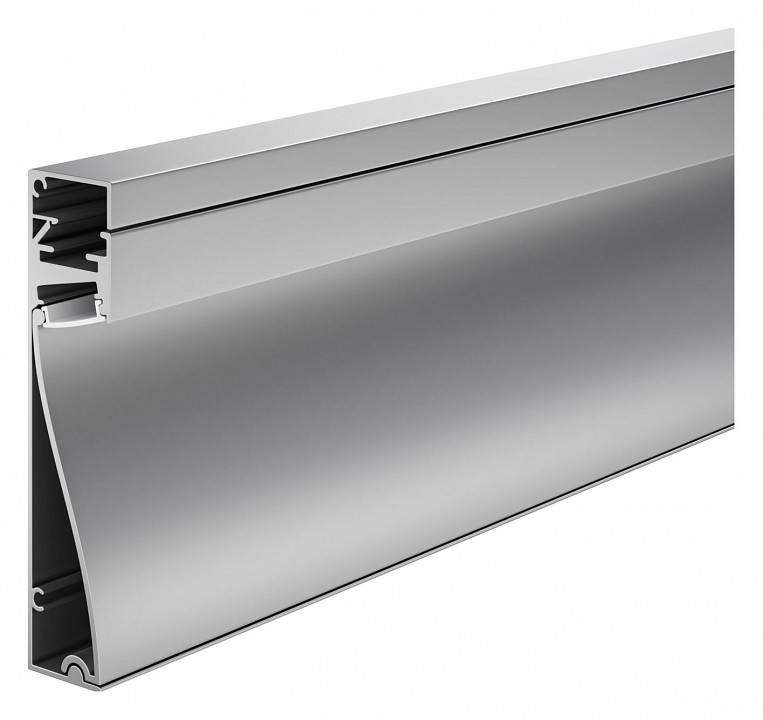 Профиль для плинтуса Maytoni ALM-8018-S-2M серебристый 2 м ALM-8018-S-2M
