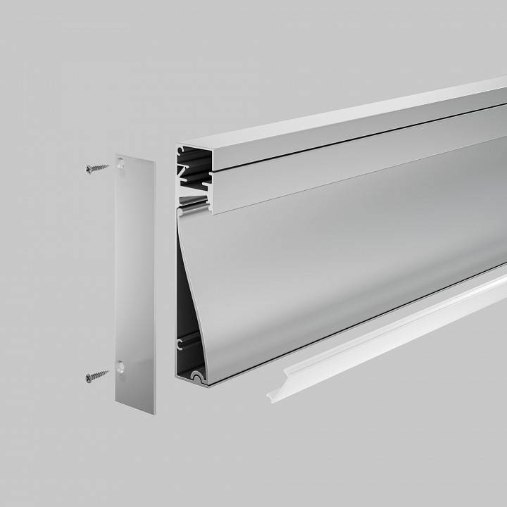 Профиль для плинтуса Maytoni ALM-8018-S-2M серебристый 2 м ALM-8018-S-2M