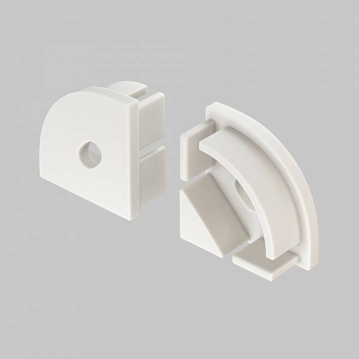 Заглушка для профиля Maytoni с отверстием ALM008EC