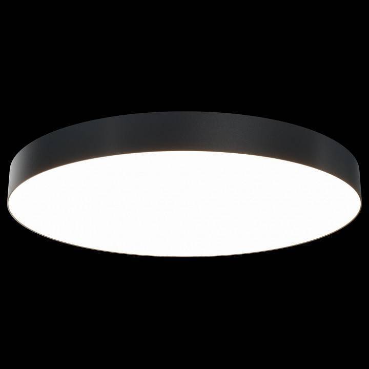 Накладной светильник Maytoni Zon LED 96 Вт 3000K черный круглый C032CL-L96B3K