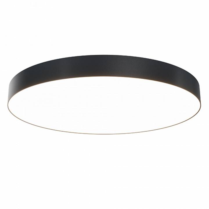 Накладной светильник Maytoni Zon LED 96 Вт 3000K черный круглый C032CL-L96B3K