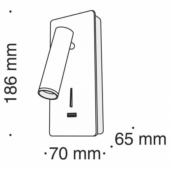 Бра Maytoni Mirax C041WL-L3B3K
