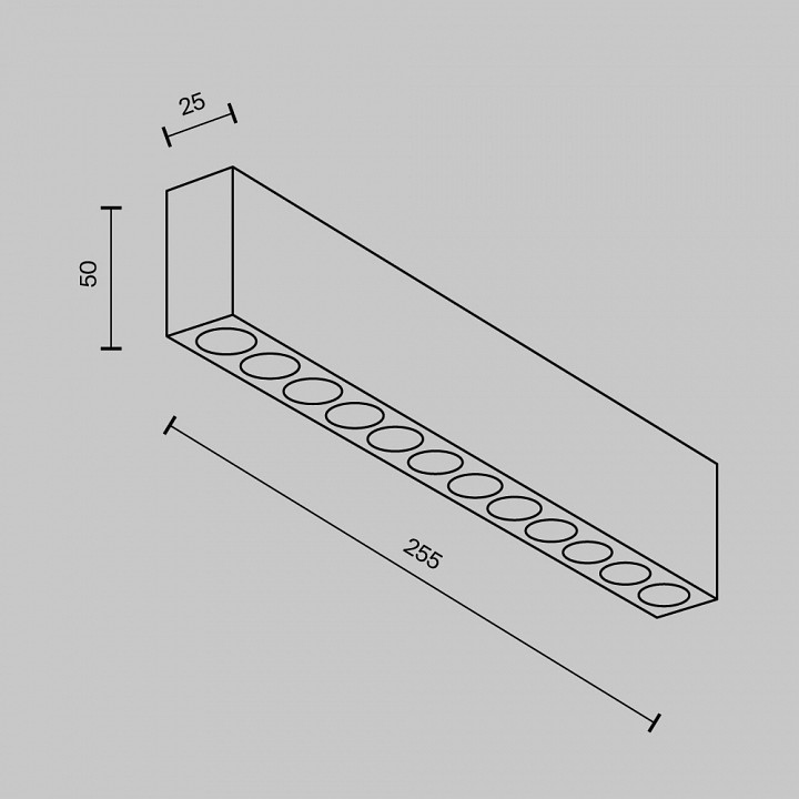 Накладной светильник Maytoni Points C066CL-20W3-6K-W