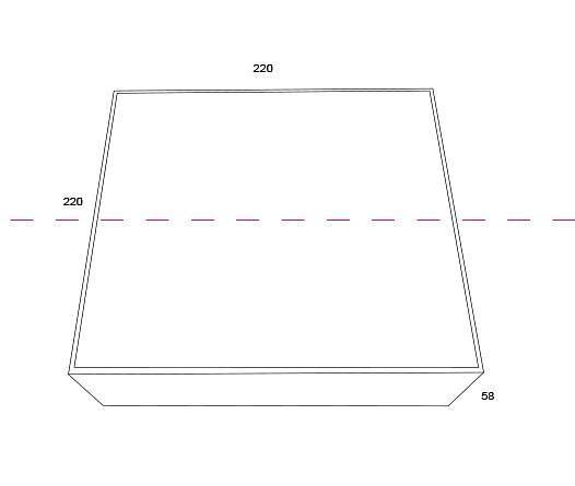 Накладной светильник Maytoni Zon LED 27 Вт 4000K белый квадратный C067CL-L27W4K