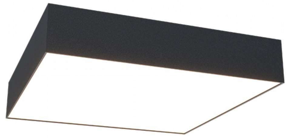 Накладной светильник Maytoni Zon LED 40 Вт 3000K черный квадратный C067CL-L40B3K