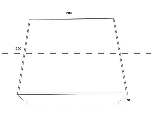 Накладной светильник Maytoni Zon LED 40 Вт 3000K черный квадратный C067CL-L40B3K