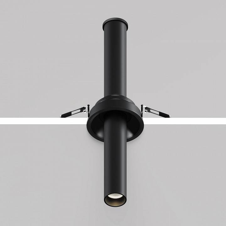 Встраиваемый светильник Maytoni Focus T 7 Вт 3000 К черный C140RS-L300-7W3K-B