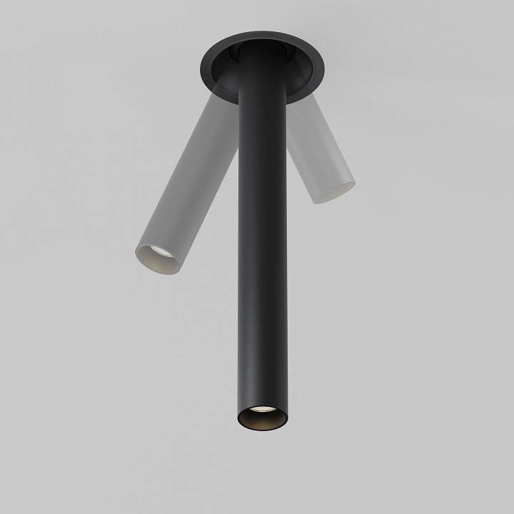 Встраиваемый светильник Maytoni Focus T 7 Вт 3000 К черный C140RS-L300-7W3K-B