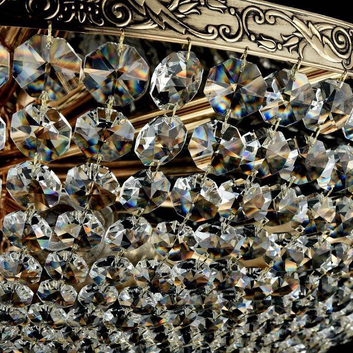 Люстра на штанге Maytoni Palace 10 ламп DIA890-CL-10-G