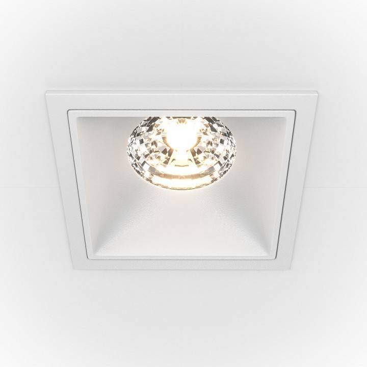 Встраиваемый светильник Maytoni Alfa 15 Вт 4000 K диммируемый белый DL043-01-15W4K-D-SQ-W