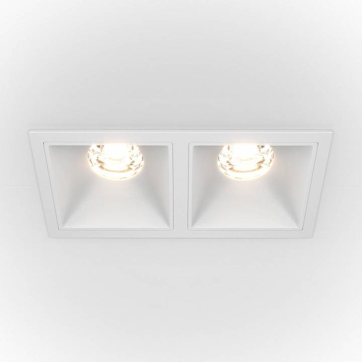 Встраиваемый светильник Maytoni Alfa DL043-02-10W4K-SQ-W