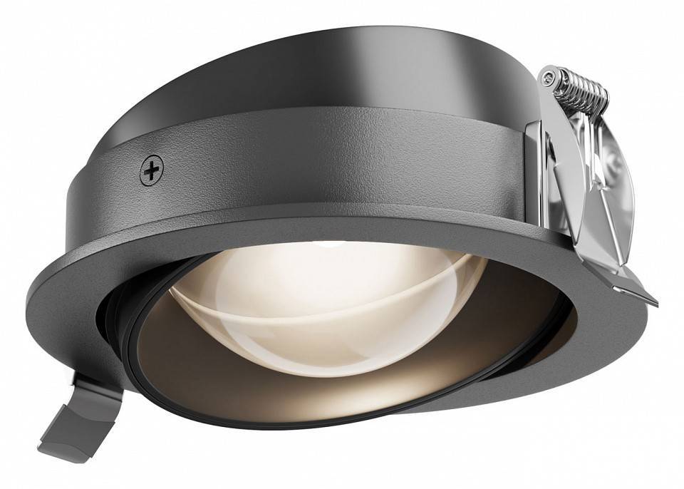 Встраиваемый светильник Maytoni Lens DL105-12W4K-B