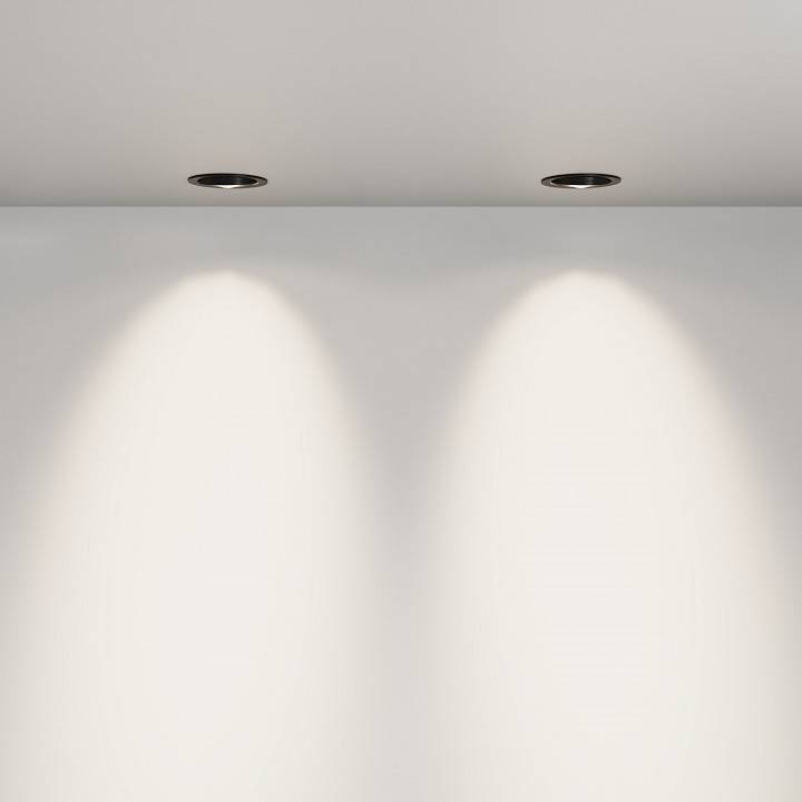 Встраиваемый светильник Maytoni Lens DL105-12W4K-B