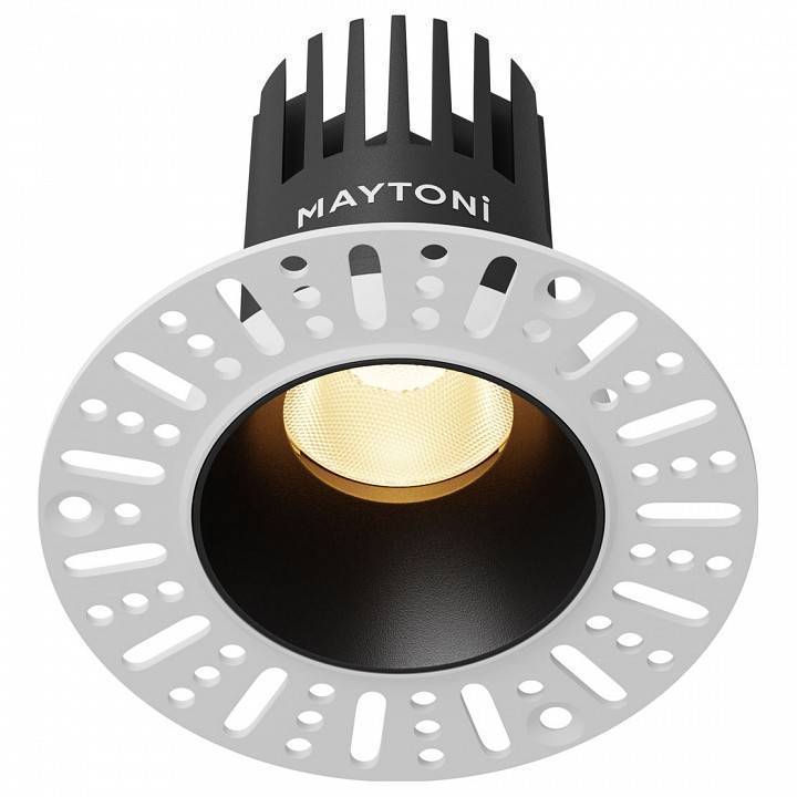 Встраиваемый светильник Maytoni Dip DL119-10W-2.7K-TRS-B