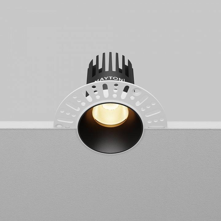 Встраиваемый светильник Maytoni Dip DL119-10W-2.7K-TRS-B