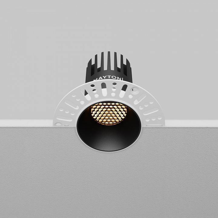 Встраиваемый светильник Maytoni Dip DL119-10W-2.7K-TRS-B