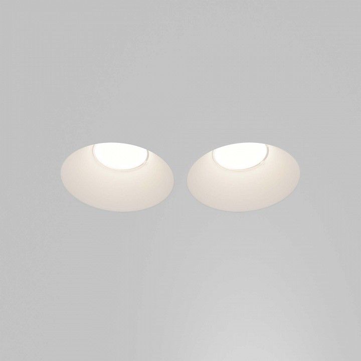 Встраиваемый светильник Maytoni Technical Gyps Modern DL129-GU10-02-W