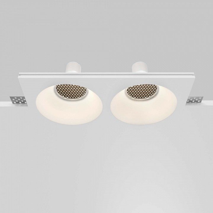Встраиваемый светильник Maytoni Technical Gyps Modern DL129-GU10-02-W