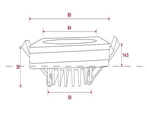 Встраиваемый светильник Maytoni Phanton 7 Вт DL303-L7W