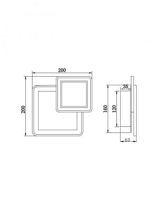 Накладной светильник Freya Siala 13 Вт FR10027WL-L13W