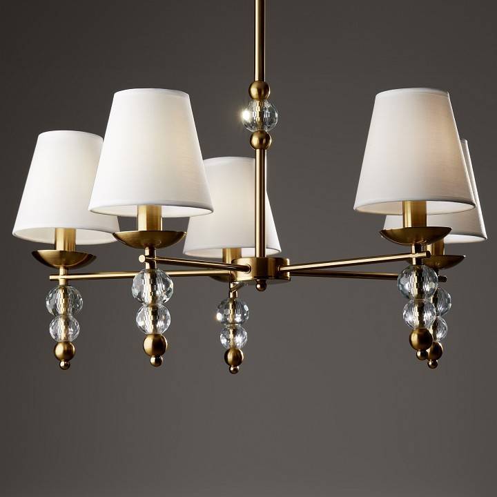 Люстра на штанге Freya Side 5 ламп FR1009CL-05BS