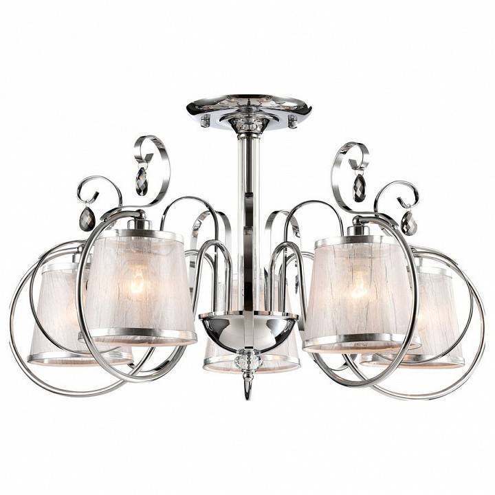 Люстра на штанге Freya Simone 6 ламп FR2020-CL-06-BG