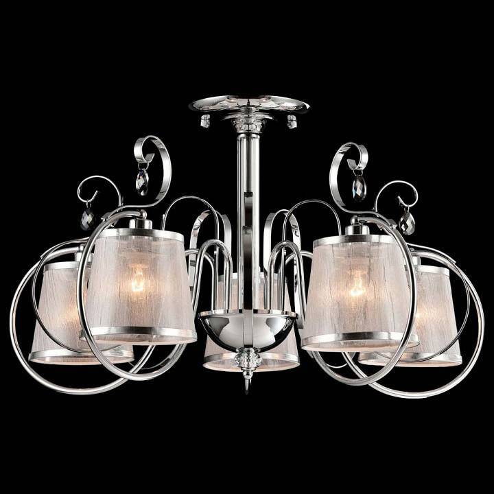 Люстра на штанге Freya Simone 6 ламп FR2020-CL-06-BG