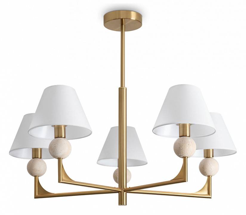 Люстра на штанге Freya Riley FR2043CL-05BS