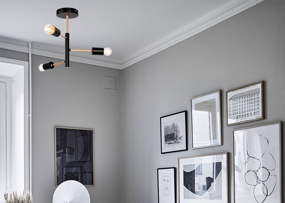 Люстра на штанге Freya Matis FR4010CL-03GB