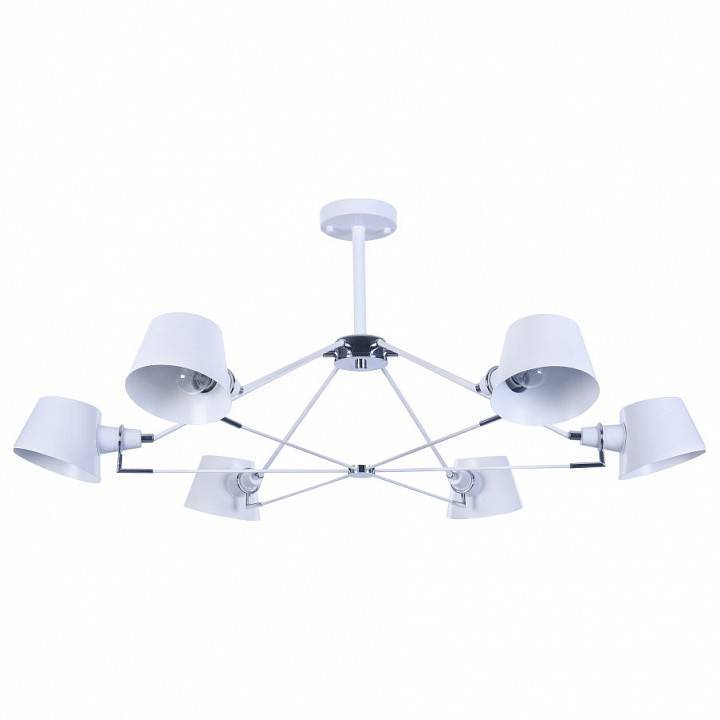 Люстра на штанге Freya Abigail 6 ламп FR5038-CL-06-W