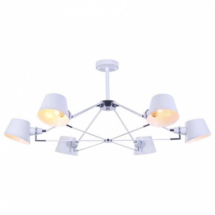 Люстра на штанге Freya Abigail 6 ламп FR5038-CL-06-W