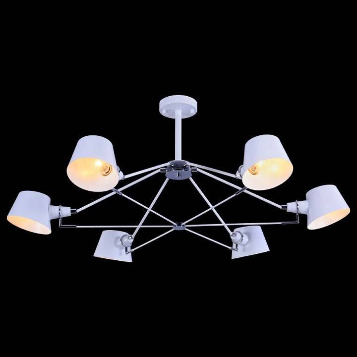 Люстра на штанге Freya Abigail 6 ламп FR5038-CL-06-W