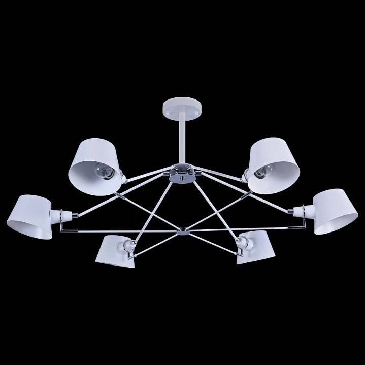 Люстра на штанге Freya Abigail 6 ламп FR5038-CL-06-W