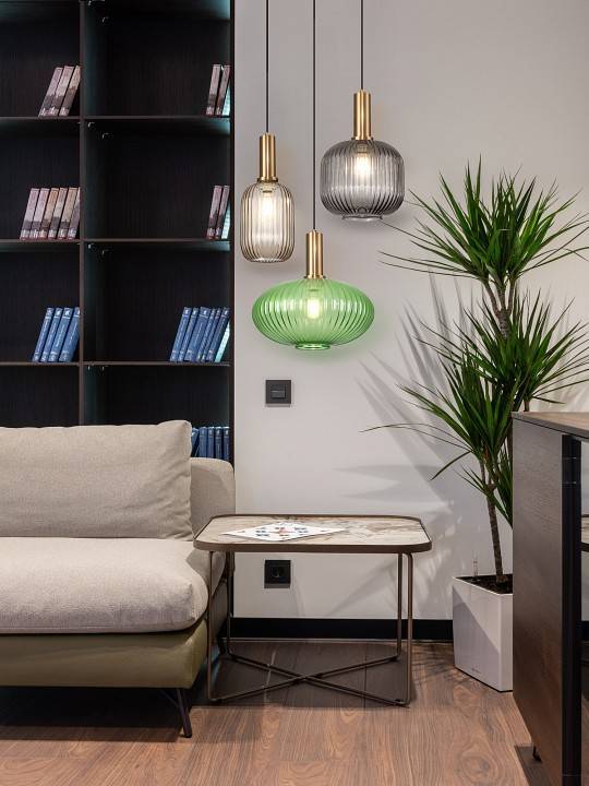 Подвесной светильник Freya Zelma 1 лампа FR8012PL-01GN