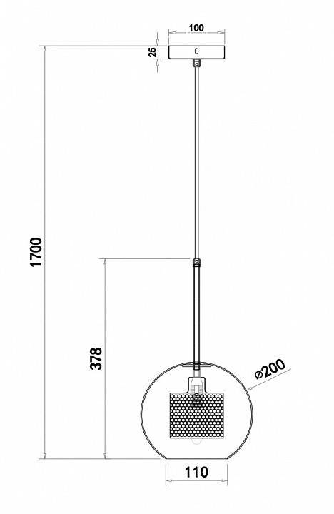 Подвесной светильник Freya Bogota FR8018PL-01N