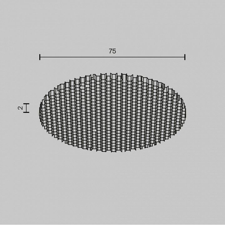 Сотовый фильтр Maytoni Technical  HoneyComb-D75